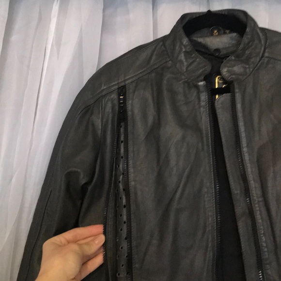 hein gericke women’s dark grey motorcycle jacket - Picture 2 of 11